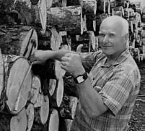 Arbetstagare vid Almo Hardwood AS i Lettland